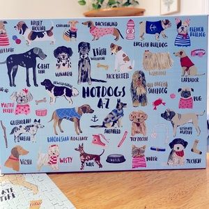 Hot dogs A-Z jigsaw puzzle 1000 pieces